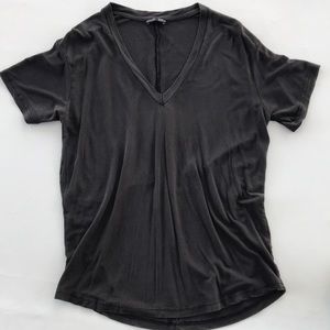 ZARA dark grey oversized tee shirt
